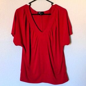 AB Studio Flowy Professional Blouse Top Shirt